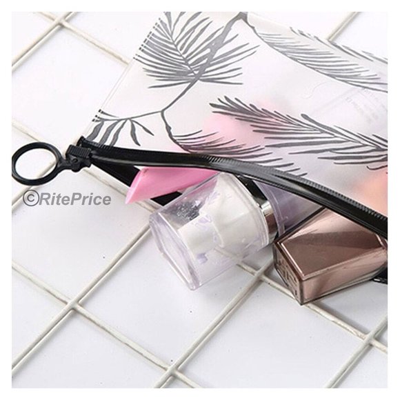 PVC Transparent Small Bag Women's Makeup Waterproof Travel Organizer (3 Pack) - Picture 6 of 8